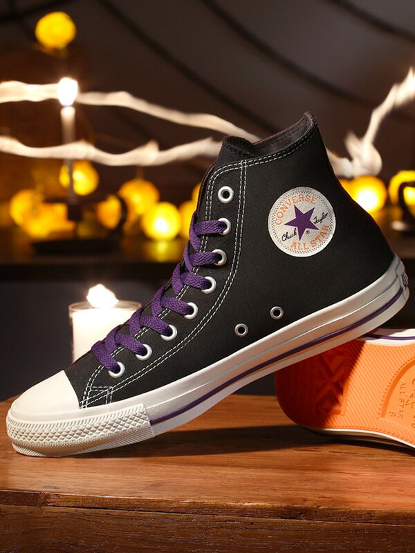 【在庫処分】CONVERSE ALL STAR コンバース スニーカー ハイカット メンズ レディース ハロウィン ALL STAR HW CL HI シンプル おしゃれ かわいい ハロウィンカラー ブラック オレンジ パープル シューズ 靴 31310440 1SD752AS