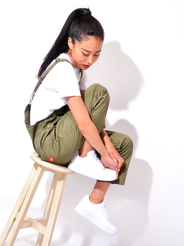 COOKMAN クックマン オーバーオール メンズ レディース 大きいサイズ おしゃれ かわいい ゆったり ユニセックス 男女兼用 Fisherman's Bib Overall KHAKI カーキ フィッシャーマンズ ビブ オーバーオール コックマン ロールアップ 231-01870