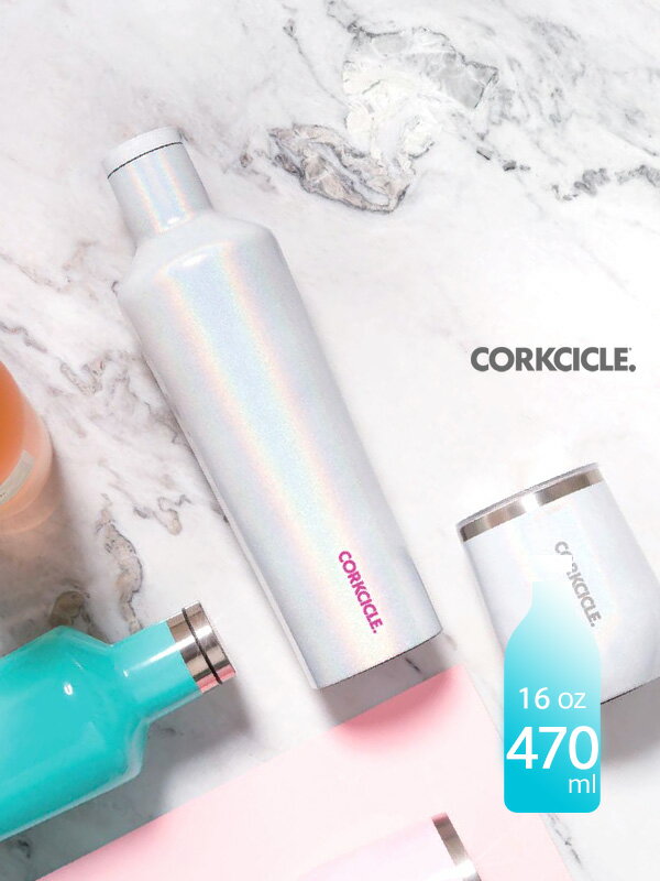 CORKCICLE コークシクル 470 CANTEEN 水筒 ステンレスボトル マグボトル おしゃれ かわいい ブランド メンズ レディース ユニセックス UNICORN MAGIC CANTEEN シリーズ 16oz 保冷 保温 滑り止め付き エコ スポーツ キャンプ 2016SUM