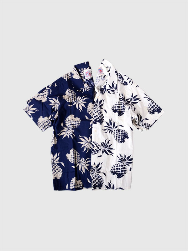 SUN SURF 󥵡 ǥ塼ϥʥ⥯ DUKE KAHANAMOKU  ϥ ѥʥåץ  ǥ ˥å DUKES PINEAPPLE S/S COTTON OPEN SHIRT Υ󥿡ץ饤  Ͼʱ DK37811