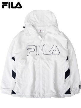 FILA フィラ ジャケット トラックジャケット メンズ レディース ユニセックス 大きいサイズ 白 HERITAGE ヘリテージ ロゴ バイアスストライプ フード パーカー オーバーサイズ ビッグシルエット ジャージ ストリート ダンス FM9701-01