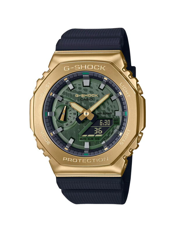 G-SHOCK Gショック 時計 腕時計 メンズ レディース ブランド シンプル おしゃれ かっこいい RYO ISHIKAWA SIGNATURE MODEL ANALOG-DIGITAL 2100 Series アナログ デジタル デジアナ 石川遼 モデル ゴルフ グリーン GO FOR THE TOP GM-2100RI23-1JR