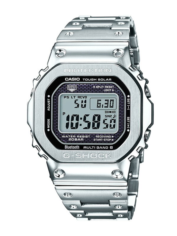 G-SHOCK ジーショック 時計 ●送料無料 象徴であるスクエアデザインはそのままにフルメタル化し、スマートフォンリンクをはじめとした先進機能を搭載したGMW-B5000シリーズです。