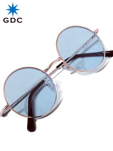 GDC ジーディーシー サングラス メンズ レディース ユニセックス ブランド おしゃれ かわいい 薄い 色 青 WANDERLUST ワンダラスト GGDC ジージーディーシ— 眼鏡 メガネ 丸メガネ カラーレンズ ドライブ フェス 海 33030-BLU