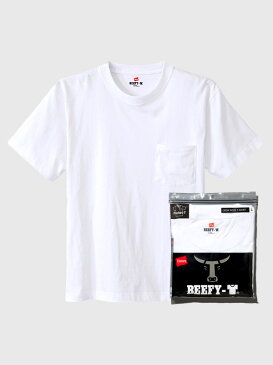 期間限定！最大20％OFFクーポン対象商品 Hanes ヘインズ ビーフィー BEEFY ポケット Tシャツ レディース メンズ ユニセックス ブランド 綿 100% 半袖 パックT ポケT 無地 カットソー クルーネック ヘビーウエイト 丸胴 スポーツ カジュアル H5190