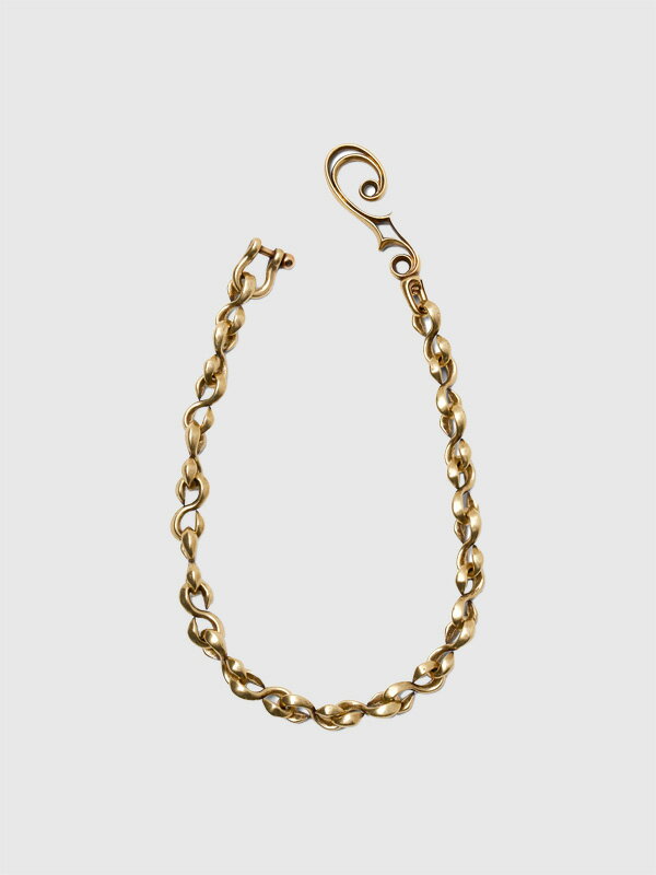 INCEPTION インセプション ウォレット チェーン 真鍮 ブランド Fホール Sカン ネジ巻き式 シンプル 経..