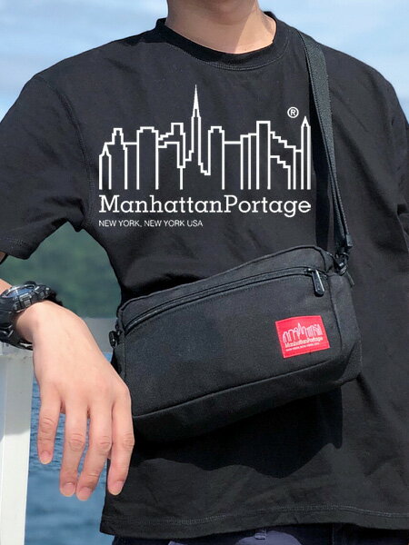 マンハッタンポーテージ ミニバッグ メンズ Manhattan Portage マンハッタンポーテージ ショルダーバック バッグ ウエストポーチ ミニショルダー ミニバッグ 斜め掛け メンズ レディース ユニセックス Jogger Bag ジョガーバッグ ブラック 正規品 男女兼用 通学 MP1404L