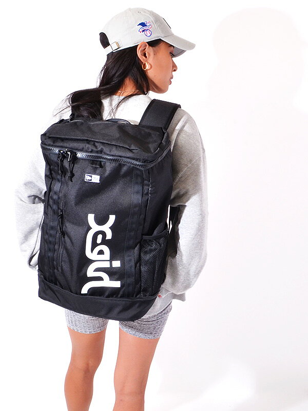 NEW ERA ニューエラ リュック 32L X-girl エックスガール コラボ バッグ レディース メンズ バックパック 通学 高校生 女子 おしゃれ 大容量 かわいい 大人 ブランド ボックス型 Box Pack ボックスパック バックパック デイパック 大学生 12860558