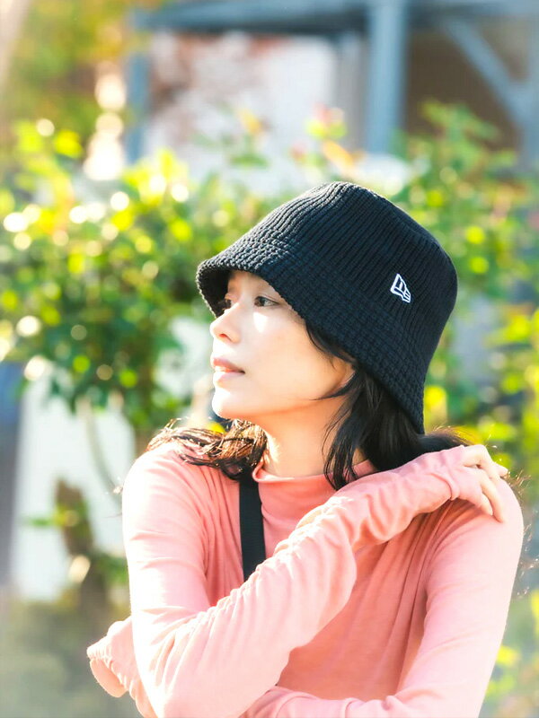 NEW ERA ニューエラ ハット ニットバケット レディース メンズ ユニセックス おしゃれ かわいい カジュアル スポーツ ブランド newera Knit Bucket バケハ バケットハット 帽子 ロゴ ロゴ刺繍 コットン シンプル レジャー 海 川 14109477-76 60564501-2