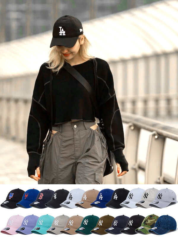 ニューエラ キャップ NEW ERA CAP 9TWENTY MLB 920 ローキャップ メンズ レディース 帽子 NY LA ニューヨーク ヤンキース ドジャース 黒 白 ベージュ ロイヤル ブルー ピンク ラベンダー ブランド おしゃれ 春 夏 秋 冬 オールシーズン ニューエラー 大きい 小さい サイズ