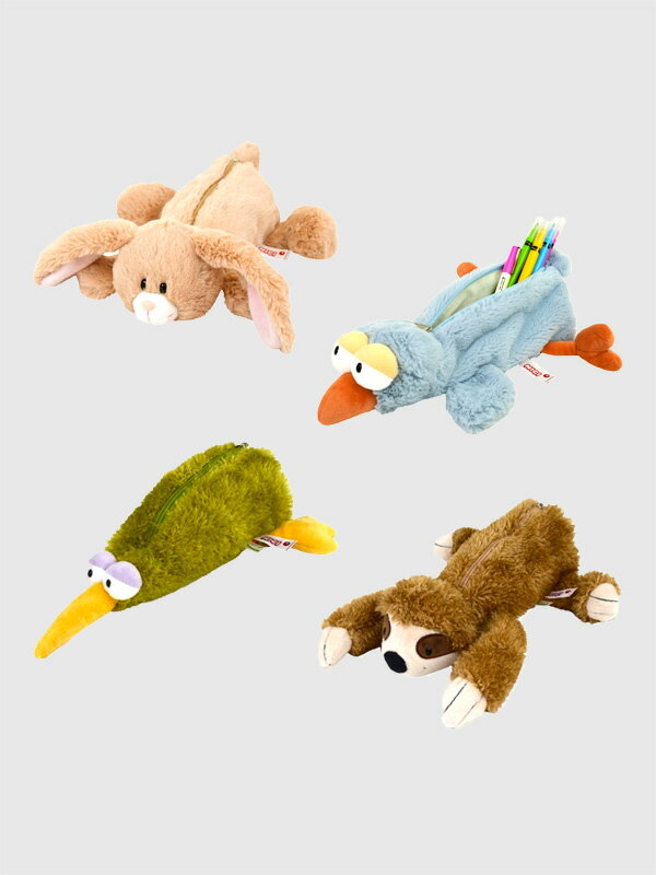 NICI タレミミウサギ ハチドリ バードビリー・レイ ヒヨコ スズメ カワセミ カラス ニキ ペンケース 高校生 大容量 おしゃれ かわいい 小物入れ レディ...