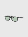 レイバン サングラス ニュー ウェイファーラー Ray-Ban RB2132F 601/R5 ブラック ライトグレー メンズ レディース シンプル ブランド 薄い色 ウェリントン スクエア おしゃれ かっこい 定番 ray ban NEW WAYFARER 8056597296571 RB2132F-601-R5 55サイズ(4)