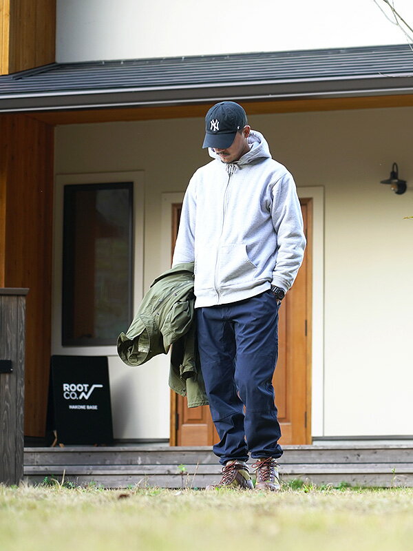ROOT CO ルートコー パンツ ギアパンツ メンズ レディース アウトドア キャンプ ユニセックス Omni-Field Pants アウトドアロングパンツ フィールドパンツ ストレッチ ナイロン ダブルニー ウエストゴム テーパード ギアループ 撥水加工 バーベキュー 釣り POFP-4408