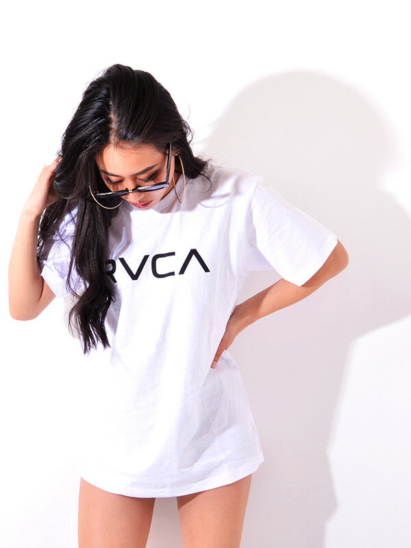 【ゆうメール便送料無料】RVCA ルーカ Tシャツ レディース メンズ ユニセックス 半袖 ブランド スポーツ カジュアル 大きめ おしゃれ かわいい BIG RVCA SS ビッグ ルカ カットソー トップス BA041-204