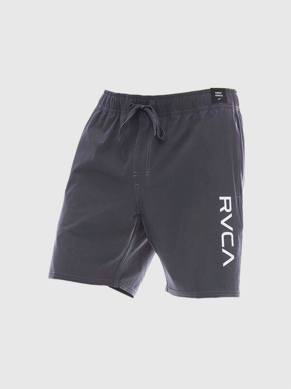 RVCA ルーカ パンツ ショートパンツ メンズ レディース 膝上 シンプル おしゃれ ロゴ 2wayショーツ ハーフパンツ ジム トレーニング 海 川 湖 アウトドア BBQ RVCA ELASTIC SHORT 17 ボードショーツ サーフトランクス ルカ ロゴ サイドロゴ BC041-545