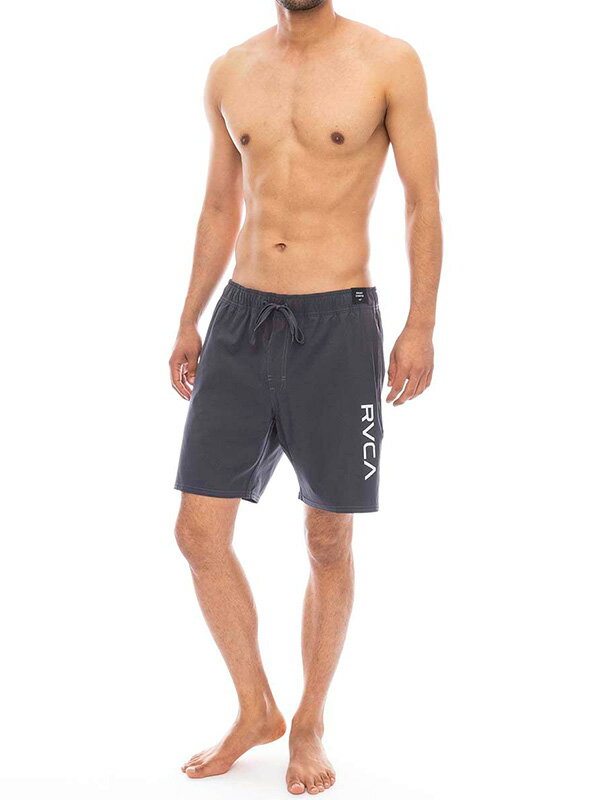 RVCA ルーカ パンツ ショートパンツ メンズ レディース 膝上 シンプル おしゃれ ロゴ 2wayショーツ ハーフパンツ ジム トレーニング 海 川 湖 アウトドア BBQ RVCA ELASTIC SHORT 17 ボードショーツ サーフトランクス ルカ ロゴ サイドロゴ BC041-545