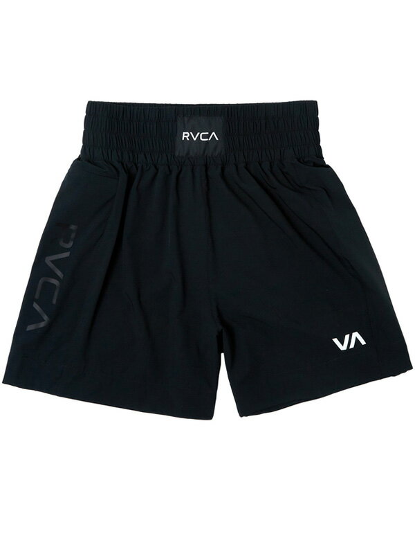 楽天RODEO BROS 2nd（ロデオブロス）RVCA ルーカ パンツ ショートパンツ メンズ レディース 膝上 シンプル おしゃれ ロゴ 2wayショーツ ハーフパンツ ジム トレーニング 海 川 湖 アウトドア BBQ YOGGER BOXER SHORT ルカ ヨガパンツ ボクサーショーツ VAロゴ ロゴ BD041-620