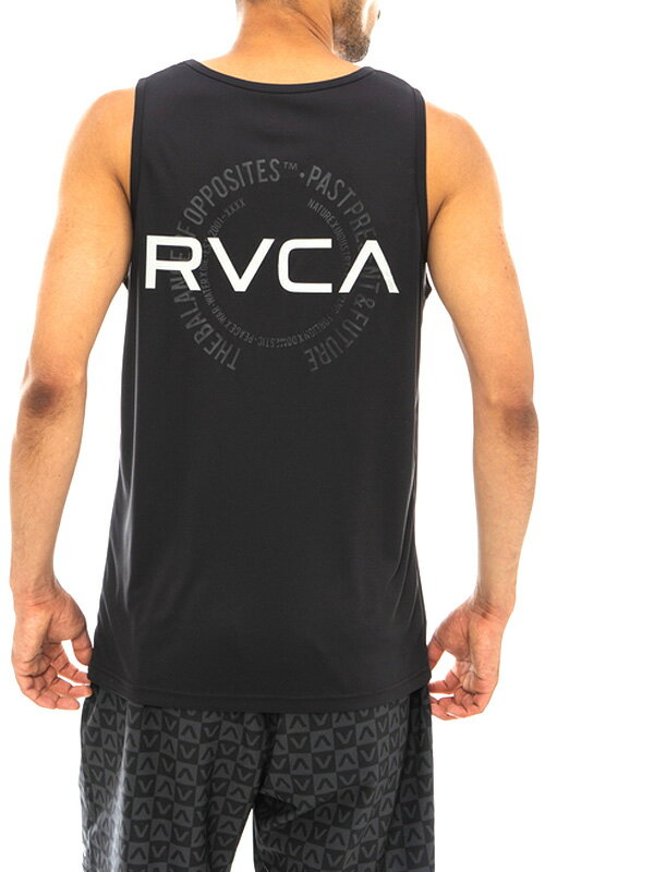 ルーカ タンクトップ  メンズ RVCA ルーカ タンクトップ メンズ レディース おしゃれ かっこいい シンプル VA LEVELS TANK ルカ スポーツ UV紫外線プロテクション加工 サーフィン 海 川 マリンスポーツ BBQ フィットネス ジム トレーニング ウェア 日焼け防止 ノースリーブ BD041-816