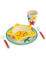 SUNNYLIFE Tj[Ct HZbg LbY q xr[ M {E Rbv Xv[ tH[N  킢 ECO KIDS MEAL SET STAR FISH  X^[ v[g j oYj `Zbg fBi[Zbg S86MEASF