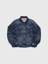 TMT デニム ジャケット メンズ 3rd タイプ 12oz SOFT DENIM TRUCKER JACKET トラッカー ジャケット ソフト デニム おしゃれ かっこいい シンプル 定番 カジュアル ティーエムティー 12オンス SOFT DENIMシリーズ 加工 VINTAGE TJKS25SP01(4)