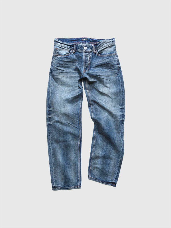TMT �ǥ˥� �ѥ�� ��� ��ǥ�—�� ������� ���ä����� ����ץ� �����奢�� 12oz SOFT DENIM 5P STRAIGHT ����...