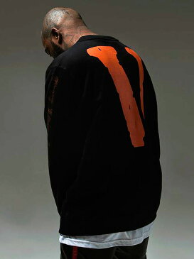 VLONE ヴィーロン ヴィーローン Tシャツ メンズ レディース ユニセックス 長袖 フレンズ FRIENDS LONG SLEEVE SHIRT A$AP Mob エイサップモブ ASAP BARI エイサップ バリ Ian Connor イアン・コナー Kanye West カニエ・ウエスト 愛用ブランド FRIENDS-LST-B