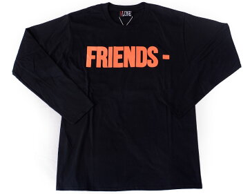 VLONE ヴィーロン ヴィーローン Tシャツ メンズ レディース ユニセックス 長袖 フレンズ FRIENDS LONG SLEEVE SHIRT A$AP Mob エイサップモブ ASAP BARI エイサップ バリ Ian Connor イアン・コナー Kanye West カニエ・ウエスト 愛用ブランド FRIENDS-LST-B