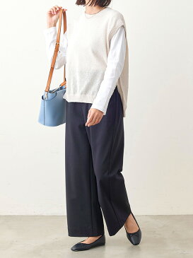 期間限定!最大20%OFFクーポン対象商品【ゆうメール便送料無料】 Westwood Outfitters ウエストウッド アウトフィッターズ パンツ レディース トリックジップ ストレッチパンツ ワイドパンツ ガウチョパンツ イージーパンツ 楽ちん ウエストゴム ペールトーンカラー 8138106