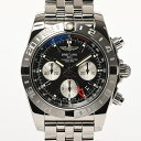 A品 ブライトリング クロノマット44 GMT 腕時計 AB042011/Q589 ブラック メンズ