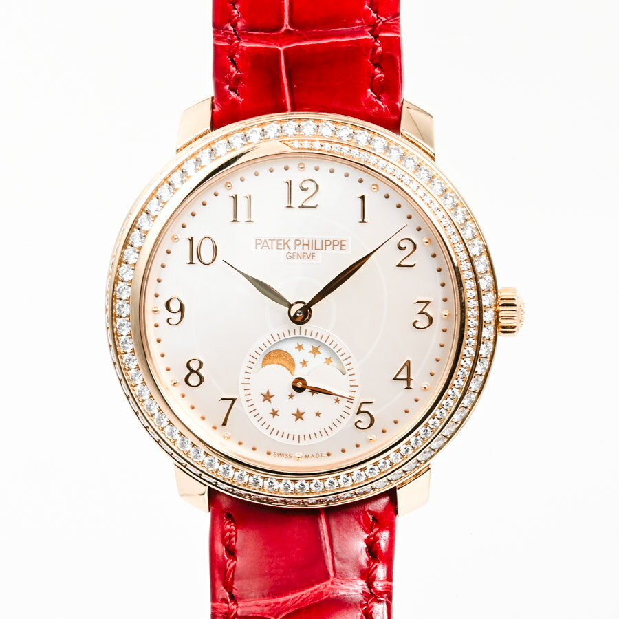 【中古】A品 パテックフィリップ コンプリケーション ダイヤモンド リボン 腕時計 4968R-001 ホワイトシェル