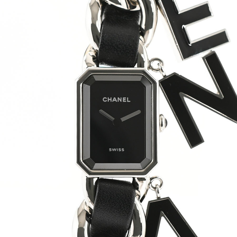 【中古】A品 シャネル プルミエール ウォンテッド ドゥ シャネル 腕時計 H7471 ブラック レディース