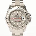 【中古】A品 ロレックス ヨットマスターロレジウム 腕時計 169622 ランダム品番 グレー レディース