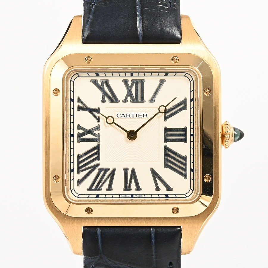 カルティエ サントス 腕時計（メンズ） 【未使用品】 カルティエ サントス ドゥ デュモン LM 腕時計 WGSA0084 アイボリー メンズ