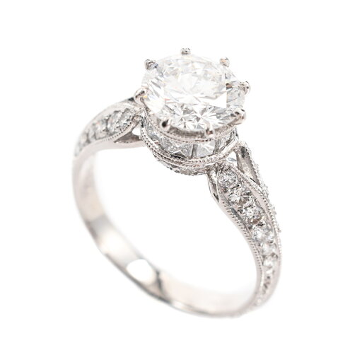 【中古】A品 ダイヤ リング ダイヤ1.586/1ct 13号 4.3g レディース 【中古】A品 ダイヤ リング ダイヤ1.586/1ct 13号 4.3g レディース