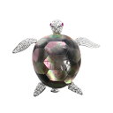 【中古】B品 カメ シェル ダイヤ0.25ct ルビー0.03ct チャーム:約W32xH33mm / バチカン内径:約W3xH6mm