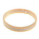 【中古】A品 ティファニー サマセット バングル 内周:約19cm/幅:約各3.6mm レディース