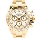 【中古】A品 ロレックス デイトナ 腕時計 116528 Y番 ホワイト メンズ