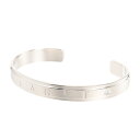 【中古】A品 ピアジェ ロゴ バングル メーカーサイズ:16/幅:約7mm レディース