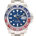 【中古】A品 ロレックス GMTマスター2 腕時計 126719BLRO ランダム品番 ブルー メンズ
