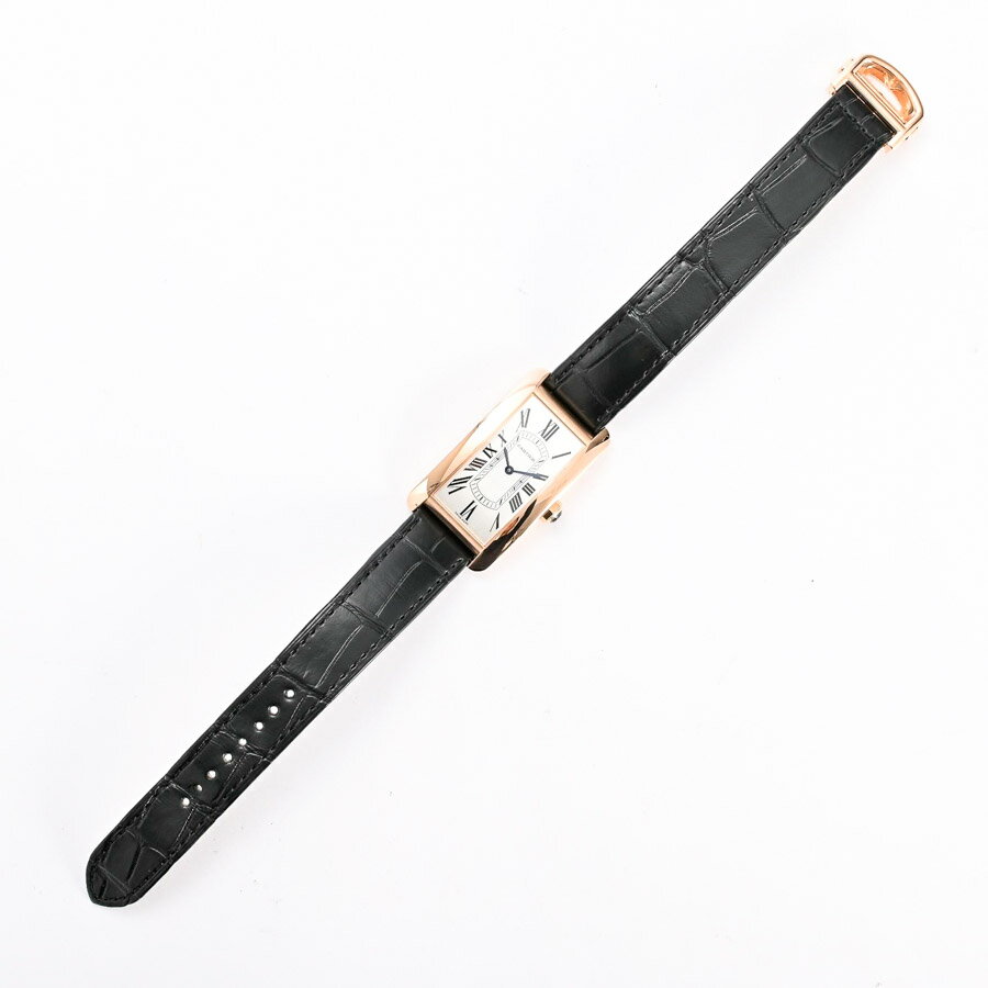 【中古】A品 カルティエ タンクアメリカン LM 腕時計 WGTA0134 シルバー メンズ