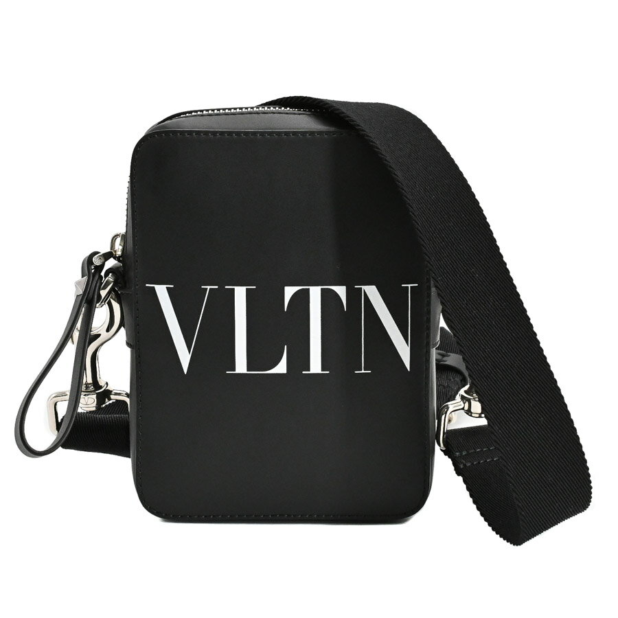 【中古】A品 ヴァレンチノ VLTNクロスショルダーバッグ ショルダーバッグ 5Y2B0943 ブラック ユニセックス