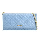 【中古】AB品 プラダ チェーンウォレット チェーンウォレット ライトブルー レディース