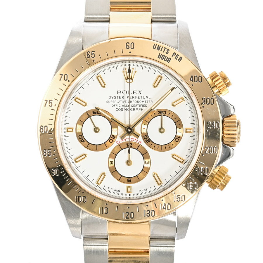 【中古】A品 ロレックス デイトナ 腕時計 16523 T番 ホワイト メンズ