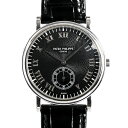 【中古】A品 パテックフィリップ カラトラバ オフィサー 腕時計 5022P-001 ブラック メンズ
