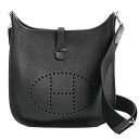【中古】A品 エルメス エブリン3PM ショルダーバッグ ブラック ユニセックス U 2022年
