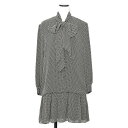 【中古】AB品 セリーヌ ワンピース トップス ブラック/ホワイト レディース