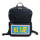 【中古】A品 フェンディ バックパック バックパック リュックサック 7VZ035-6C2 ネイビー ユニセックス