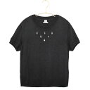 【中古】A品 エルメス ショートスリーブニット セーター ブラック レディース