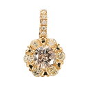 【中古】A品 ダイヤ ペンダント ダイヤ0.769/0.413ct チャーム:約W11xH18(カン含む)mm バチカン内径:約W3xH6mm