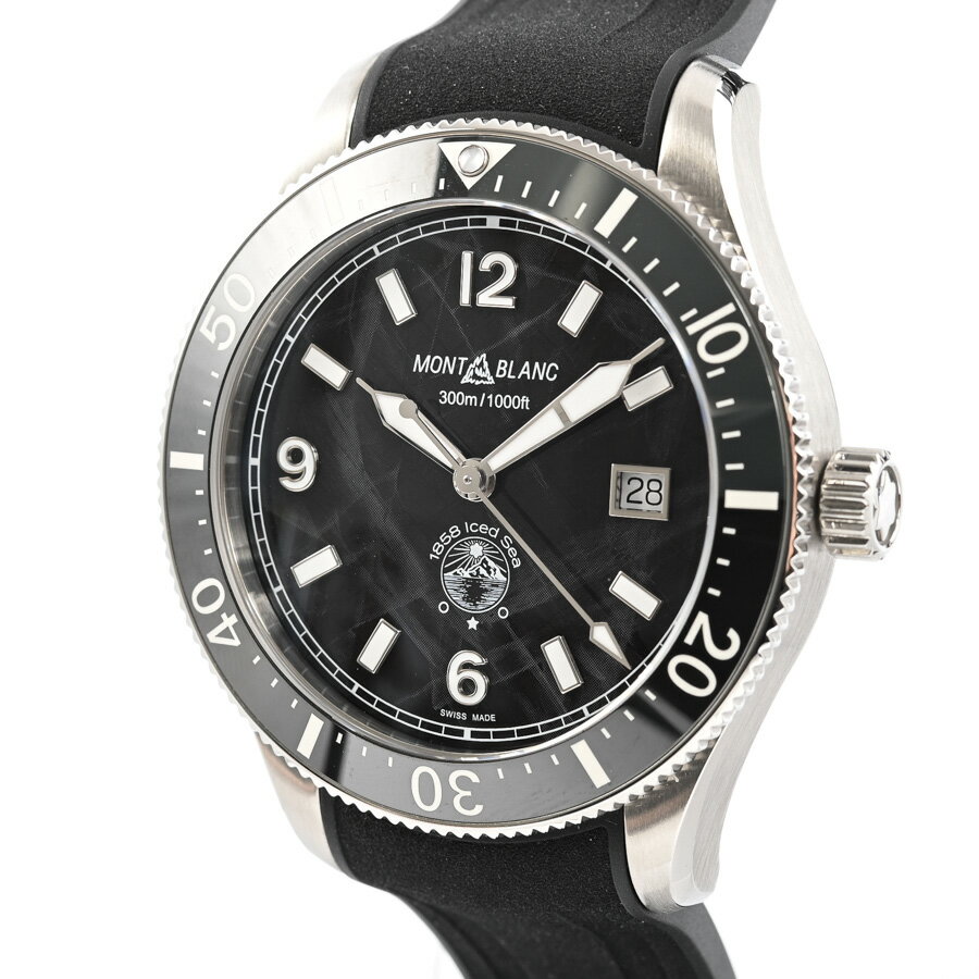 【未使用品】 モンブラン アイスシー オートマティック デイト 腕時計 MB129372 ブラック メンズ